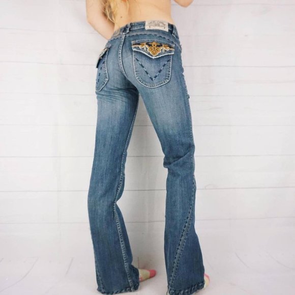 Angels Jeans Y2k Angle Bootcut Low Rise Dark Wash Jeans Poshmark